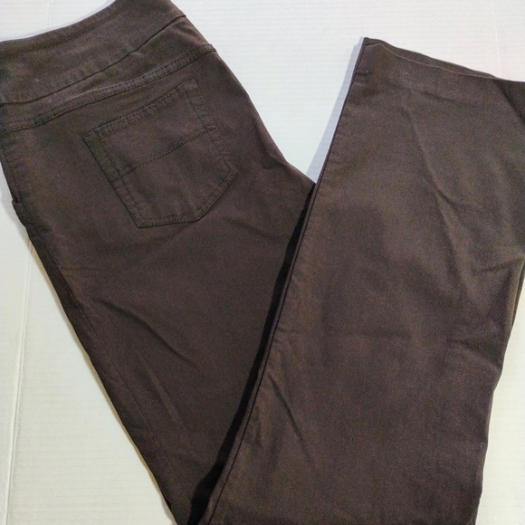 Westbound Women's Pants Size 12 – Brown Office Siren Straight Leg - Picture 5 of 11